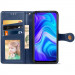 Фото Шкіряний чохол-книжка GETMAN Gallant (PU) для Xiaomi Redmi Note 9 / Redmi 10X (Синій) в маназині vchehle.ua