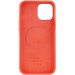Фото Уценка Чехол Silicone case (AAA) full with Magsafe and Animation для Apple iPhone 12 Pro Max (6.7") (Дефект упаковки / Оранжевый / Pink citrus) в магазине vchehle.ua