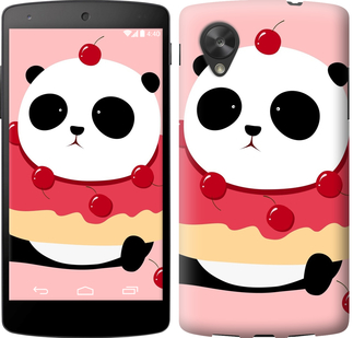 

Чехол Панда с пончиком для LG Nexus 5 247594