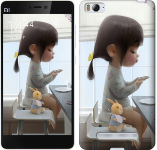 

Чехол Милая девочка с зайчиком для Xiaomi Mi 4i 636689