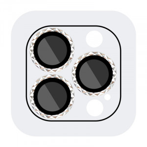 Защитное стекло Metal Shine на камеру (в упак.) для iPhone 15 Pro