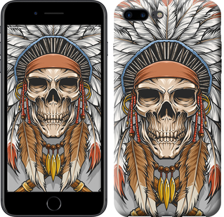 

Чехол Череп индейца для iPhone 8 Plus 658396
