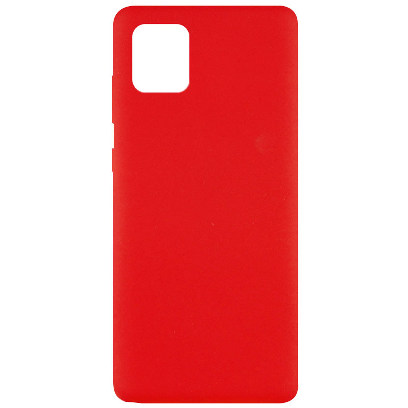 

Чохол Silicone Cover Full without Logo (A) на Samsung Galaxy Note 10 Lite (A81) (Червоний / Red) 1081337