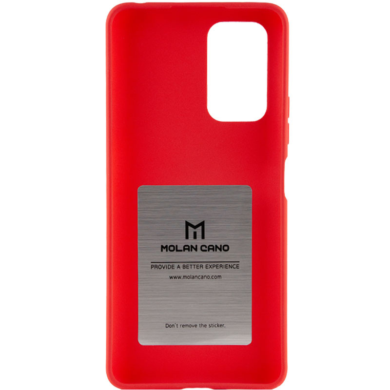Фото TPU чехол Molan Cano Smooth для Xiaomi Redmi Note 10 Pro / 10 Pro Max (Красный) на vchehle.ua