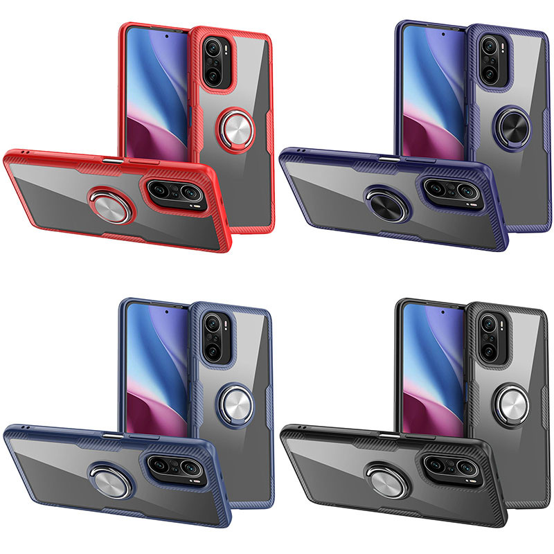 TPU+PC чехол Deen CrystalRing for Magnet (opp) для Xiaomi Redmi K40/K40 Pro/K40 Pro+/Poco F3/Mi 11i