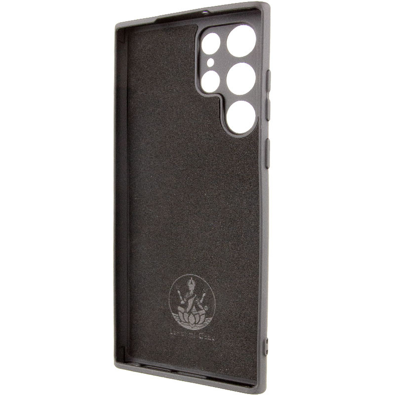 Чохол Silicone Cover Lakshmi Full Camera (AA) на Samsung Galaxy S24 Ultra (Чорний / Black) в магазині vchehle.ua