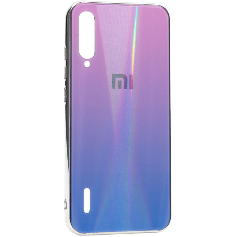 

TPU + Glass чохол Gradient Aurora з лого для Xiaomi Mi CC9e (Фіолетовий) 743659