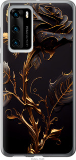Чохол Троянда 3 на Huawei P40