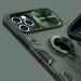 Замовити TPU+PC чохол Nillkin CamShield Armor (шторка на камеру) на Apple iPhone 12 Pro / 12 (6.1") (Зелений) на vchehle.ua