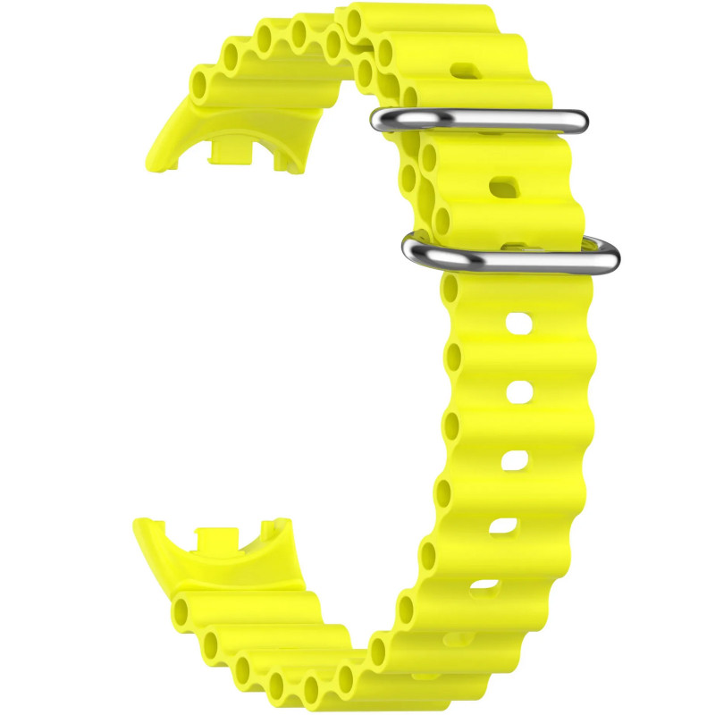 Ремешок Ocean Band для Xiaomi Mi Band 9/8/10 (Желтый / Flash) в магазине vchehle.ua