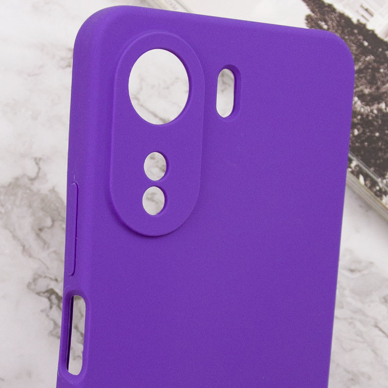 Заказать Чехол Silicone Cover Lakshmi Full Camera (AAA) для Xiaomi Redmi 13C / Poco C65 (Фиолетовый / Amethyst) на vchehle.ua