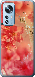 

Чехол Розовые цветы для Xiaomi 12X 1695375