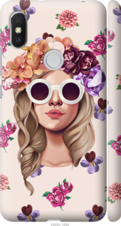 

Чехол Девушка с цветами v2 для Xiaomi Redmi S2 612321