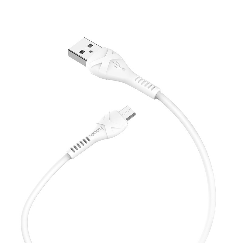Купить Дата кабель Hoco X37 "Cool power” MicroUSB (1m) (Белый) на vchehle.ua