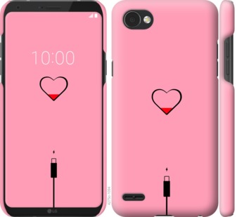 

Чехол Подзарядка сердца1 для LG Q6a 730168
