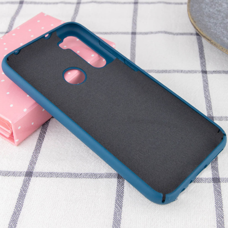 Фото Чохол Silicone Cover Full Protective (A) на Xiaomi Redmi Note 8 / Note 8 2021 (Синій /  Cobalt) в маназині vchehle.ua