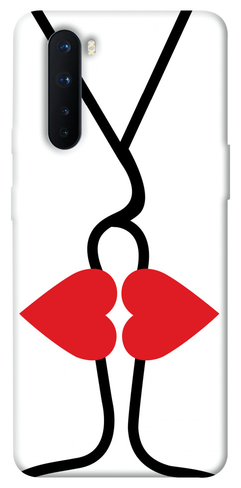 

Чехол Поцелуй для OnePlus Nord 1104474
