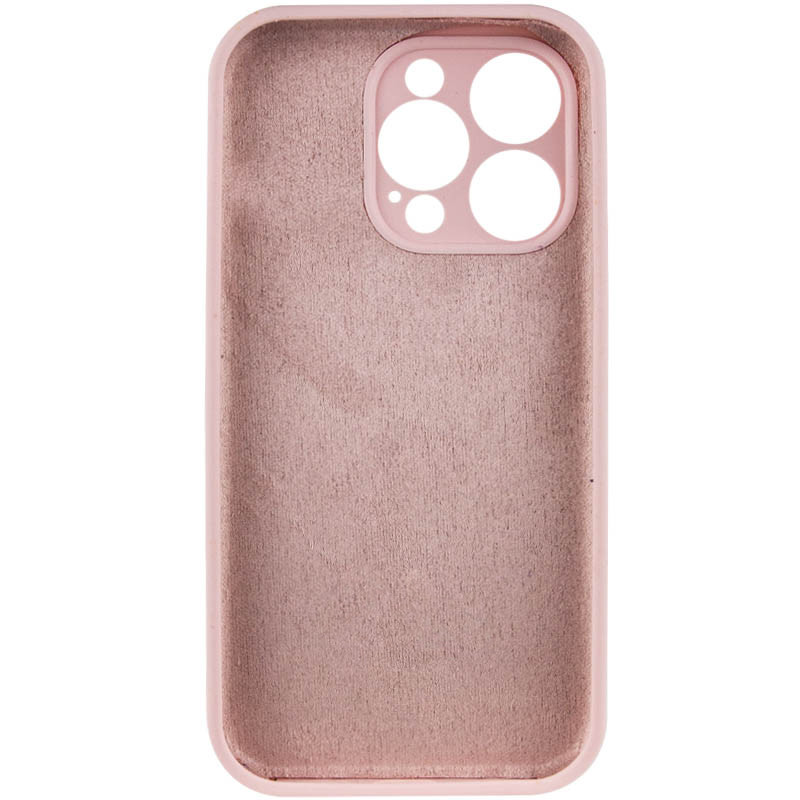 Фото Чохол Silicone Case Full Camera Protective (AA) NO LOGO на Apple iPhone 13 Pro (6.1") (Рожевий / Chalk Pink) в маназині vchehle.ua