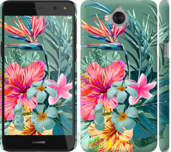 

Чехол Тропические цветы v1 для Huawei Y5 2017 845288