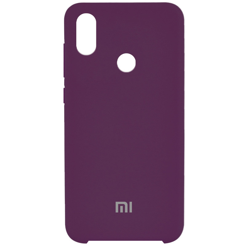 Чохол Silicone Cover (AA) на Xiaomi Redmi Note 5 Pro / Note 5 (DC) (Фіолетовий / Grape)