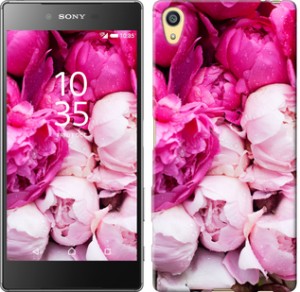 Чехол Розовые пионы для Sony Xperia Z5 E6633