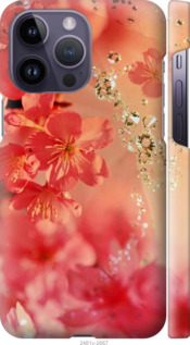 

Чехол Розовые цветы для iPhone 14 Pro Max 1482611