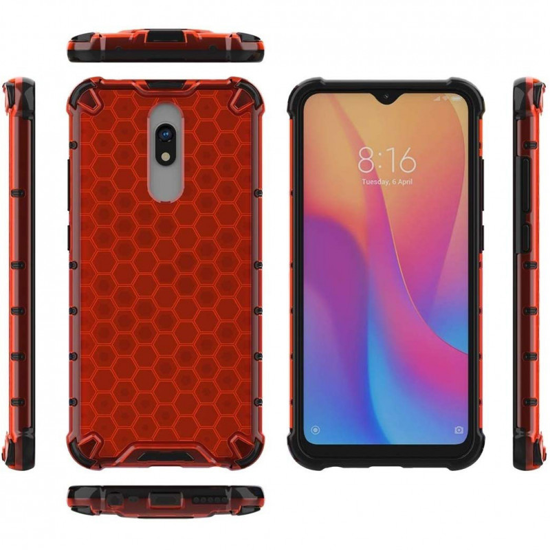 Фото Ударостійкий чохол Honeycomb на Xiaomi Redmi 8 / 8a (Червоний) на vchehle.ua