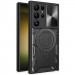Фото Ударопрочный чехол Bracket case with Magnetic для Samsung Galaxy S23 Ultra (Black) на vchehle.ua