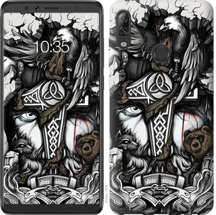 Чехол Тату Викинг для Lenovo K5 Pro