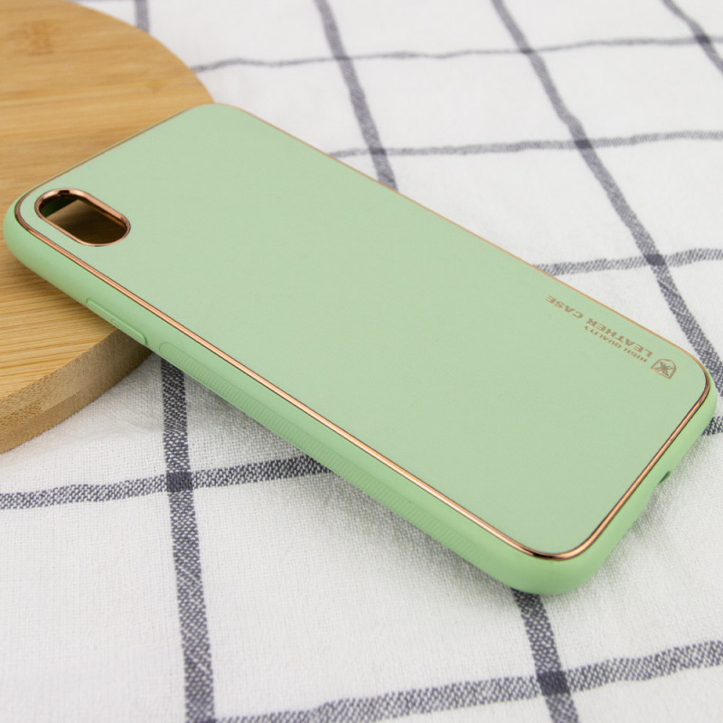 

Шкіряний чохол Xshield для iPhone X (5.8") (Зелений / Pistachio) 1133775