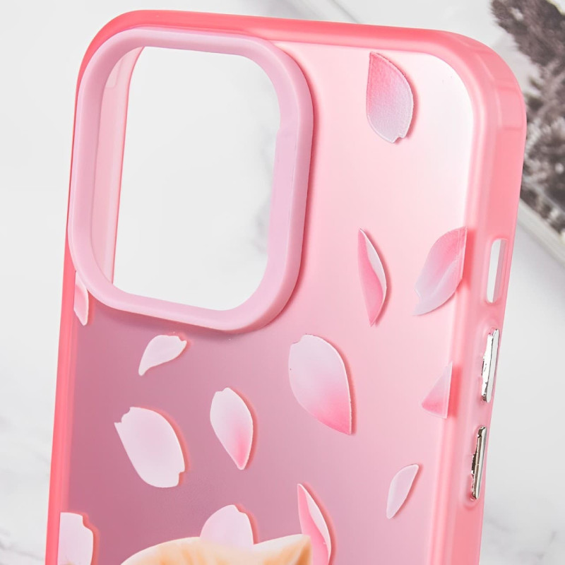 Купити TPU+PC чохол TakiTaki Love magic glow для Apple iPhone 14 Pro (6.1") (Romantic kitten / Pink) на vchehle.ua