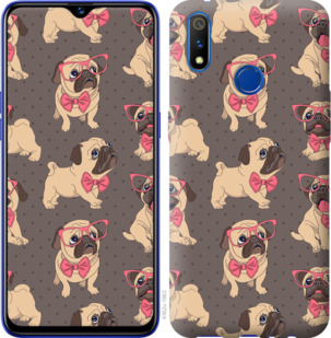 

Чехол мопсики 2 для Realme 3 Pro 921709