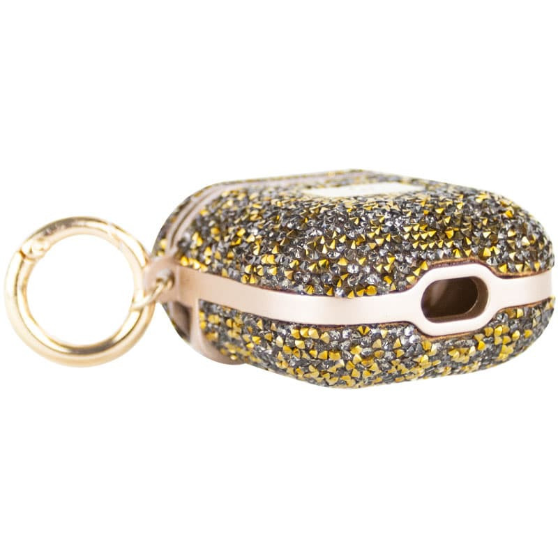 Купити TPU чохол Bling World Rock Diamond на наушников AirPods 1/2 (Золотий) на vchehle.ua