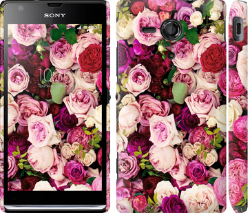 

Чехол Розы и пионы для Sony Xperia SP M35H 652119