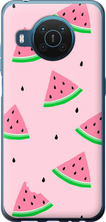 Чехол Розовый арбуз для Nokia X20