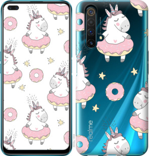 

Чехол Единорожки для Realme X50 922263