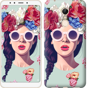 

Чохол Дівчина з квітами на Xiaomi Redmi 5 607918