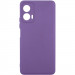 Чохол TPU GETMAN Liquid Silk Full Camera на Motorola Moto G24 (Фіолетовий / Amethyst)