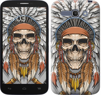

Чохол Череп індіанця на Alcatel One Touch POP C9 658404