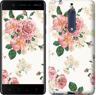 

Чехол цветочные обои v1 для Nokia 5 642486