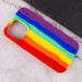 Фото Чехол Silicone case Full Braided для Apple iPhone 13 Pro (6.1") (Красный / Фиолетовый) на vchehle.ua