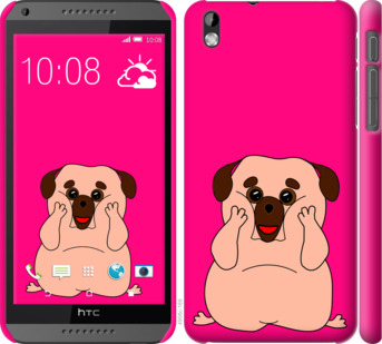 

Чехол Весёлый мопс для HTC Desire 816 928372