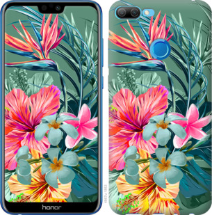 

Чохол Тропічні квіти v1 для Huawei Honor 9i 912642