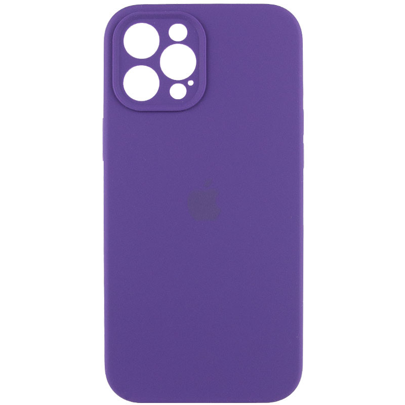 Чехол Silicone Case Full Camera Protective (AA) для Apple iPhone 14 Pro Max (6.7") (Фиолетовый / Amethyst)