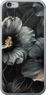 Чехол Черные цветы для iPhone 6s Plus