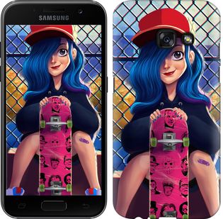 

Чехол Прикольная девочка со скейтбордом для Samsung Galaxy A3 (2017) 618085