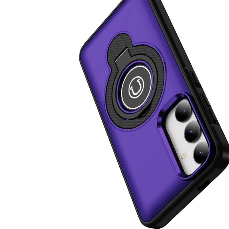 TPU+Textured PC Magnet на Samsung Galaxy S24 / S25 (Purple) в магазині vchehle.ua