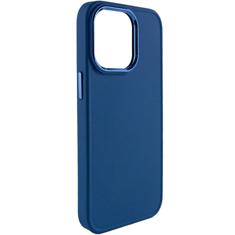 TPU чохол Bonbon Metal Style на Apple iPhone 13 Pro Max (6.7") (Синій / Cosmos blue)