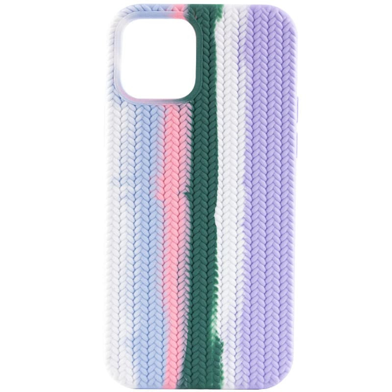 

Чохол Silicone case Full Braided на Apple iPhone 11 (6.1") (Білий / Бузковий) 1188633