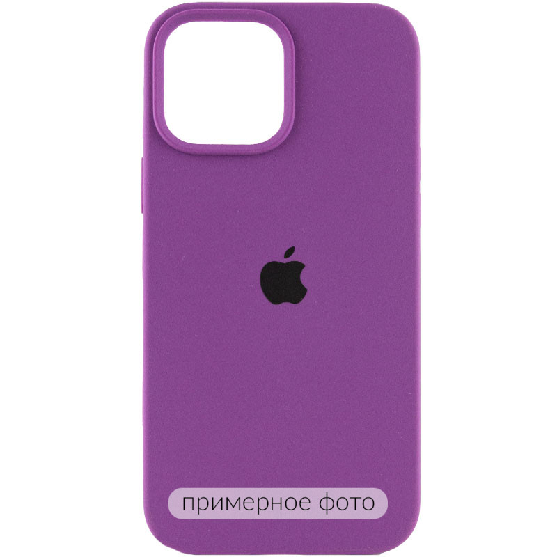 Чехол Silicone Case Full Protective (AA) для Apple iPhone 16 Pro Max (6.9") (Фиолетовый / Grape)